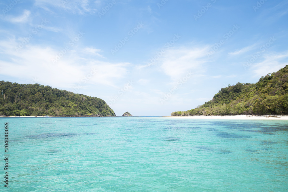 Beautiful sea beach paradise tropical island in phuket of thailand Beautiful sea beach paradise tropical island in phuket of thailand
