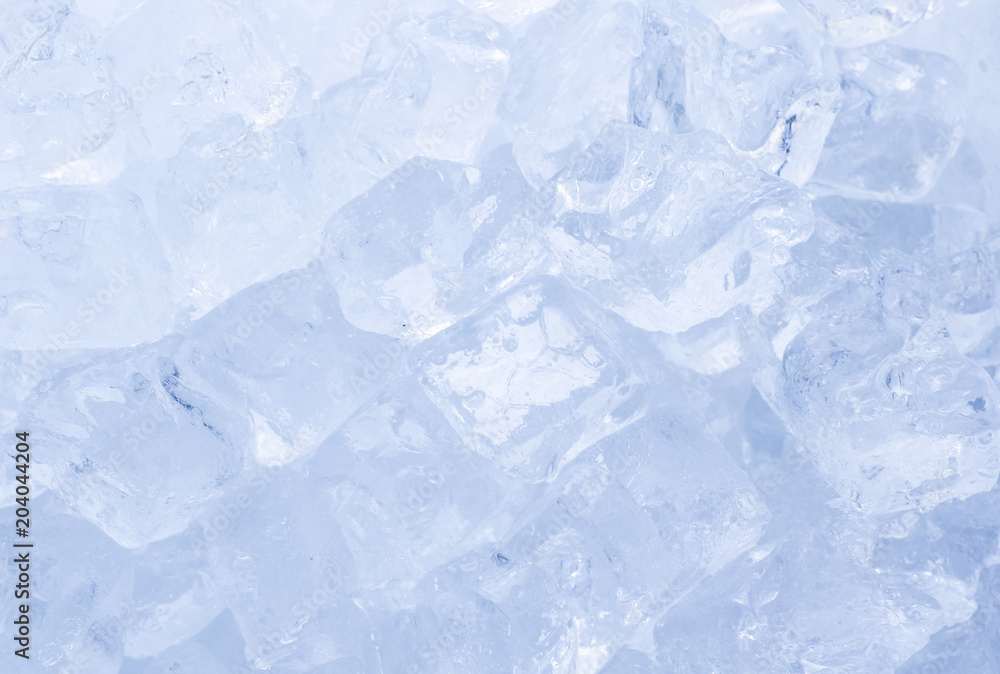 Ice cubes close-up background Ice cubes close-up background