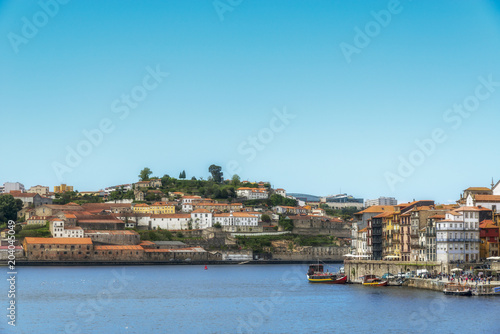 Douro River from Dom Luis Bridge. Porto, Portugal.