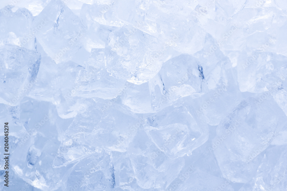 Ice cubes close-up background Ice cubes close-up background
