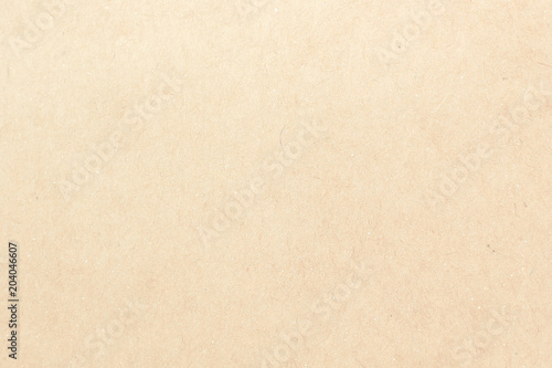 Brown craft cardboard paper sheet of recycle paper background and texture.