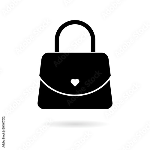 Women handbag icon photo