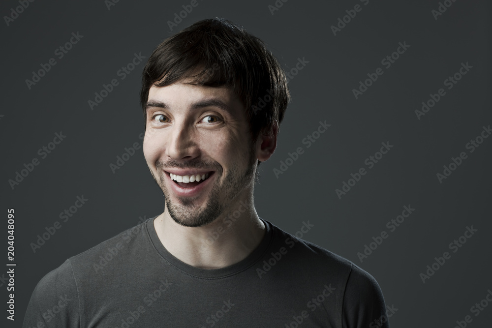Young man with a beautiful smile Young man with a beautiful smile