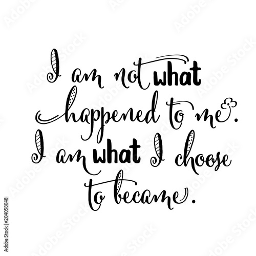 Motivational handwritten quote about life