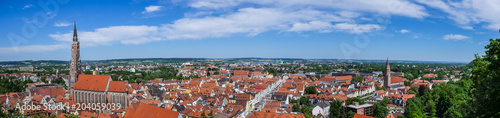 Panorama von Landshut