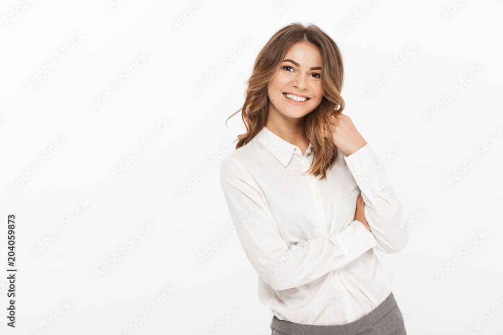 Portrait of a smiling young business woman Portrait of a smiling young business woman