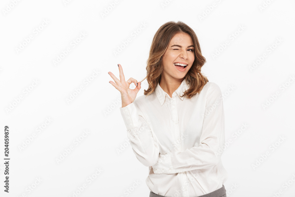 Portrait of a smiling young business woman Portrait of a smiling young business woman