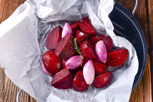 a fresh and tasty oven baked red beets