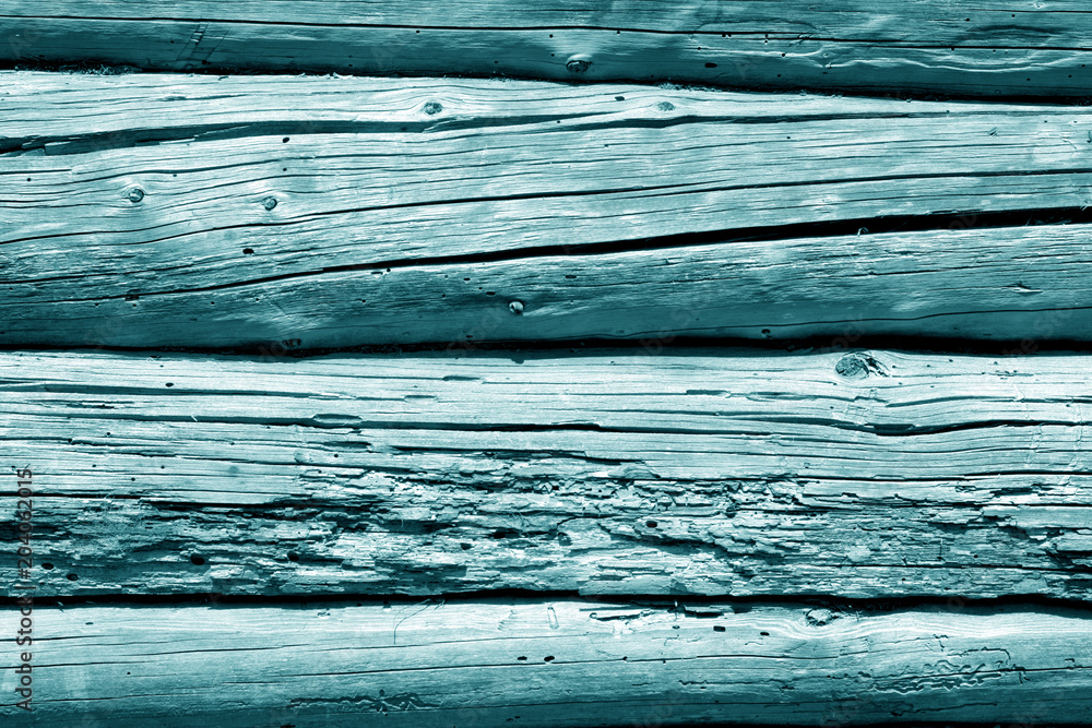 Wooden fence pattern in cyan tone. Wooden fence pattern in cyan tone.