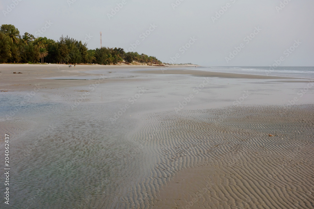 Paradise beach in Cap Skirring, Casamance, Senegal Paradise beach in Cap Skirring, Casamance, Senegal