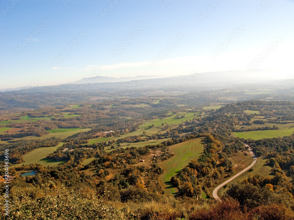 General view of a valley