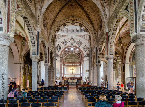 Obraz na płótnie Church Santa Maria delle Grazie in Milan, Italy