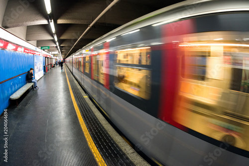 Subway in Milan, Italy