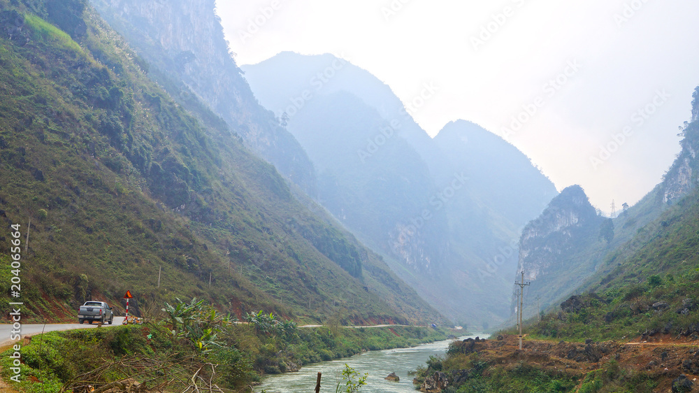 ha giang, north vietnam mountains