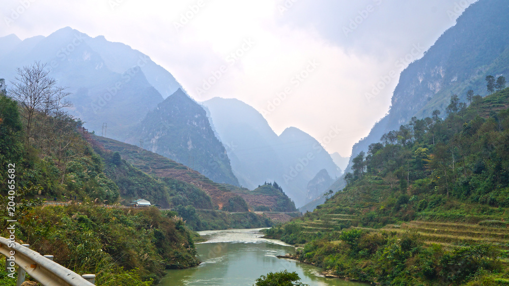 ha giang, north vietnam mountains