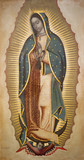 BOLOGNA, ITALY - APRIL 18, 2018: The paint of Virgin Mary of Guadalupe in chruch Chiesa di San Benedetto Francisco Antonio Vallejo (1772).