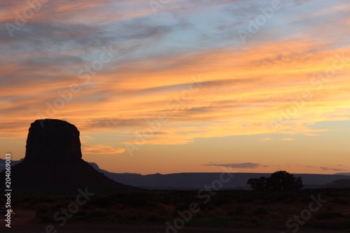 Tramonto alla Monument Valley