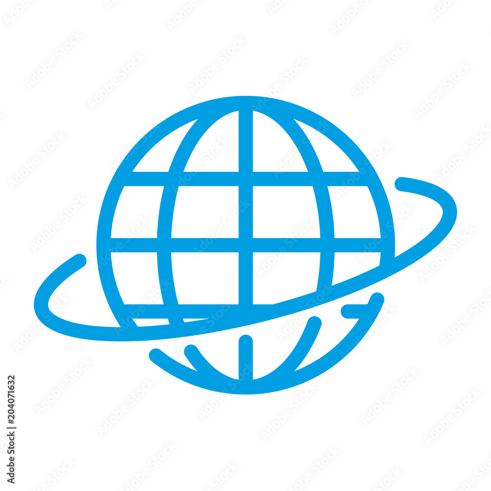 Global world sign Global world sign