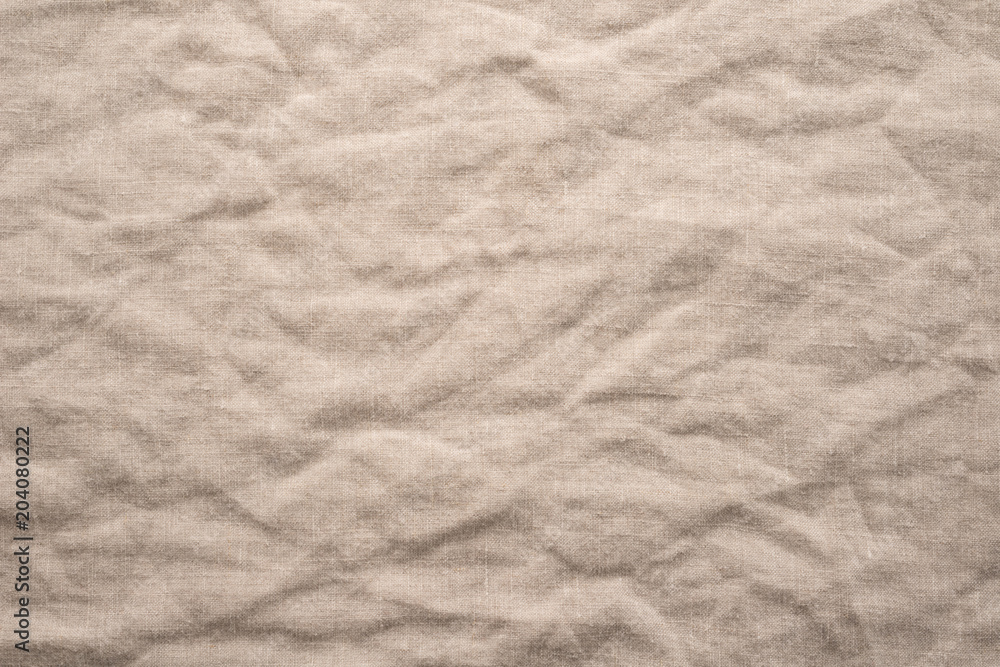 Crumpled Linen Background Crumpled Linen Background
