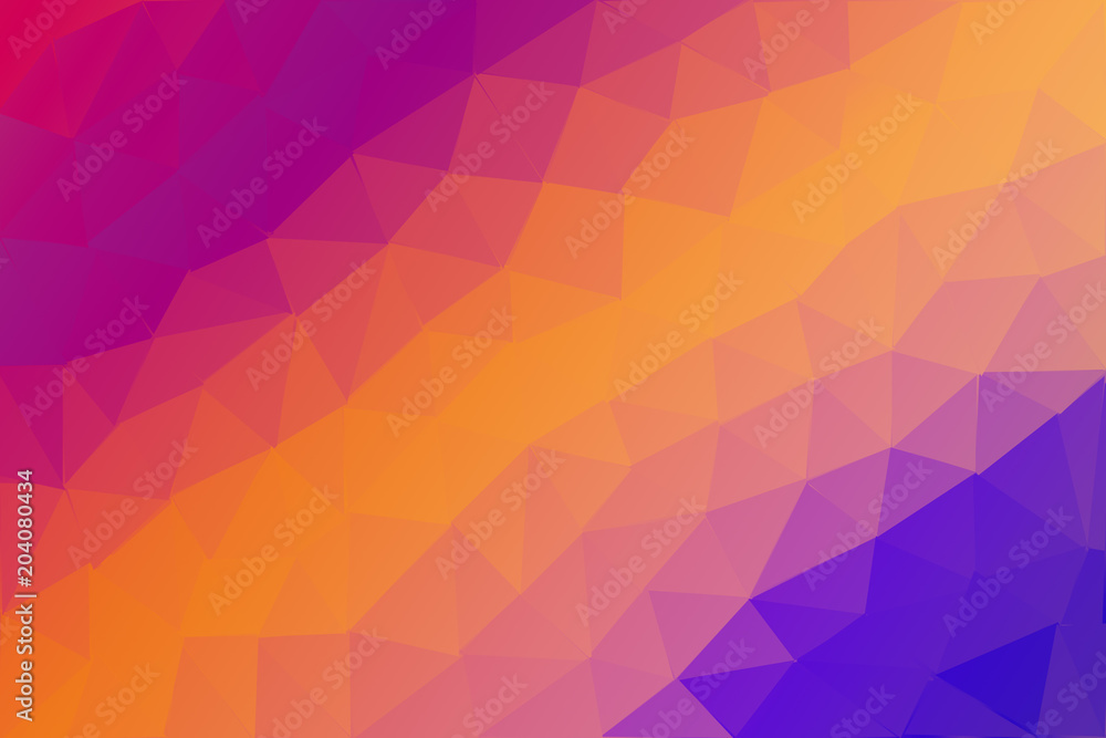 Obraz premium abstract background Triangle Pink and yellow