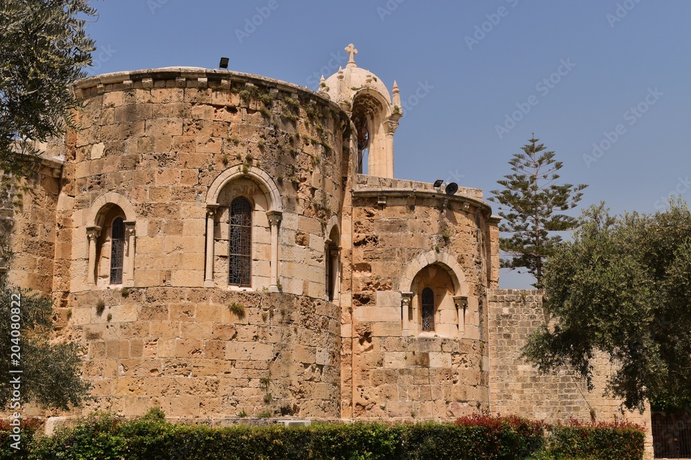 Eglise des croisés à Byblos au Liban
