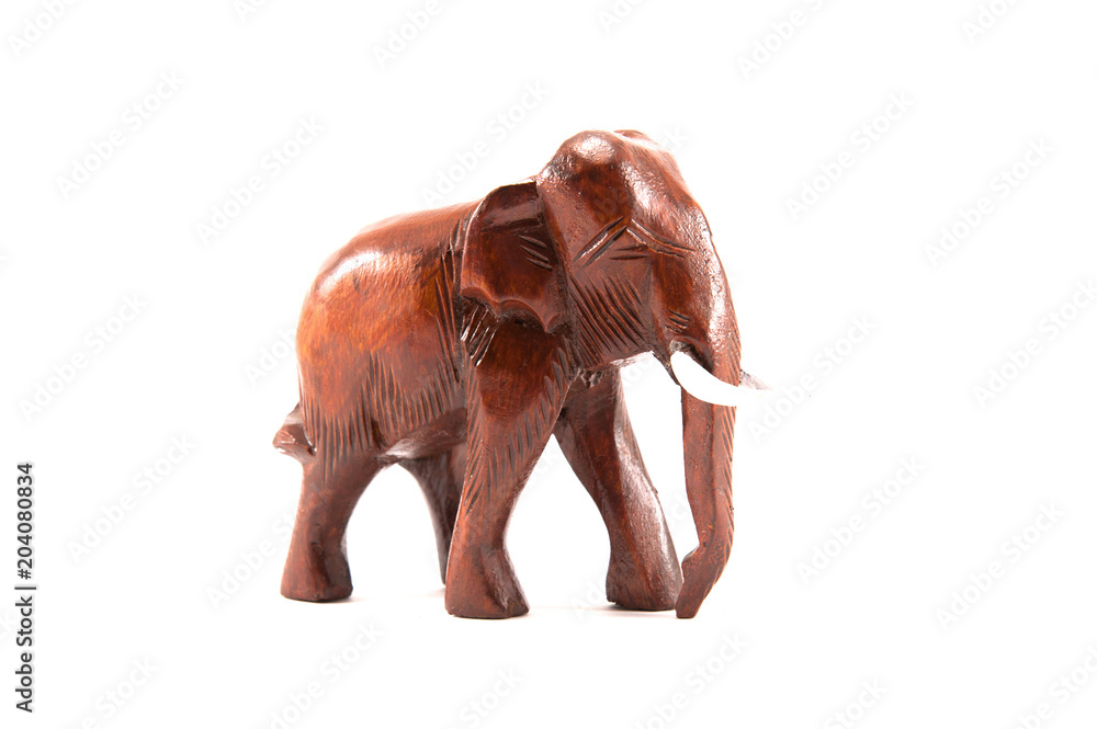 Wooden elephant Wooden elephant