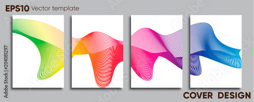 Creative colored cover. Cover design.