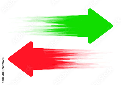 A set of hand drawn arrows. Vector illustration