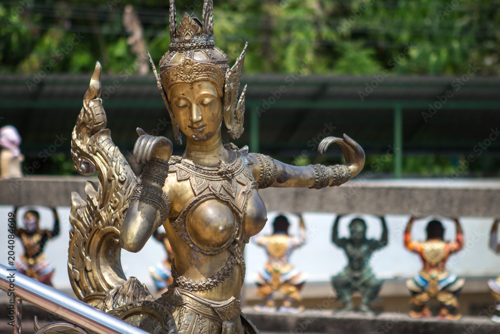 Bronze statue of a Buddhist god Bronze statue of a Buddhist god