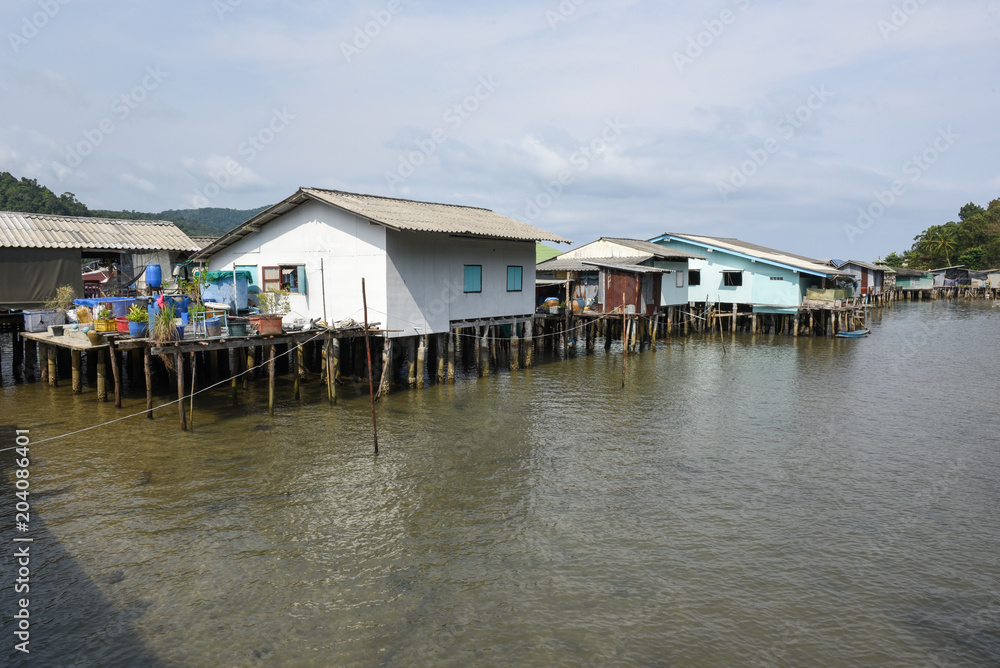 Fisherman village of Ao Yai in Koh Kood island, Thailand