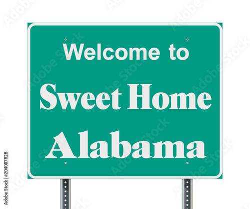 Welcome to Sweet Home Alabama road sign