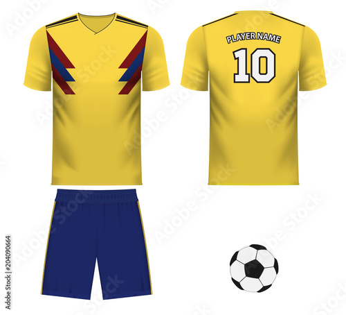 Colombia national team jersey fan apparel