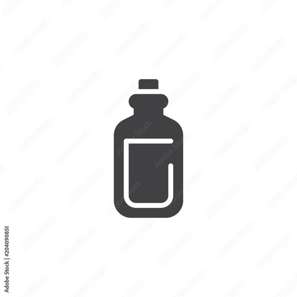 Medicine Bottle vector icon. filled flat sign for mobile concept and web design. Extract of medicine simple solid icon. Symbol, logo illustration. Pixel perfect vector graphics Medicine Bottle vector icon. filled flat sign for mobile concept and web design. Extract of medicine simple solid icon. Symbol, logo illustration. Pixel perfect vector graphics