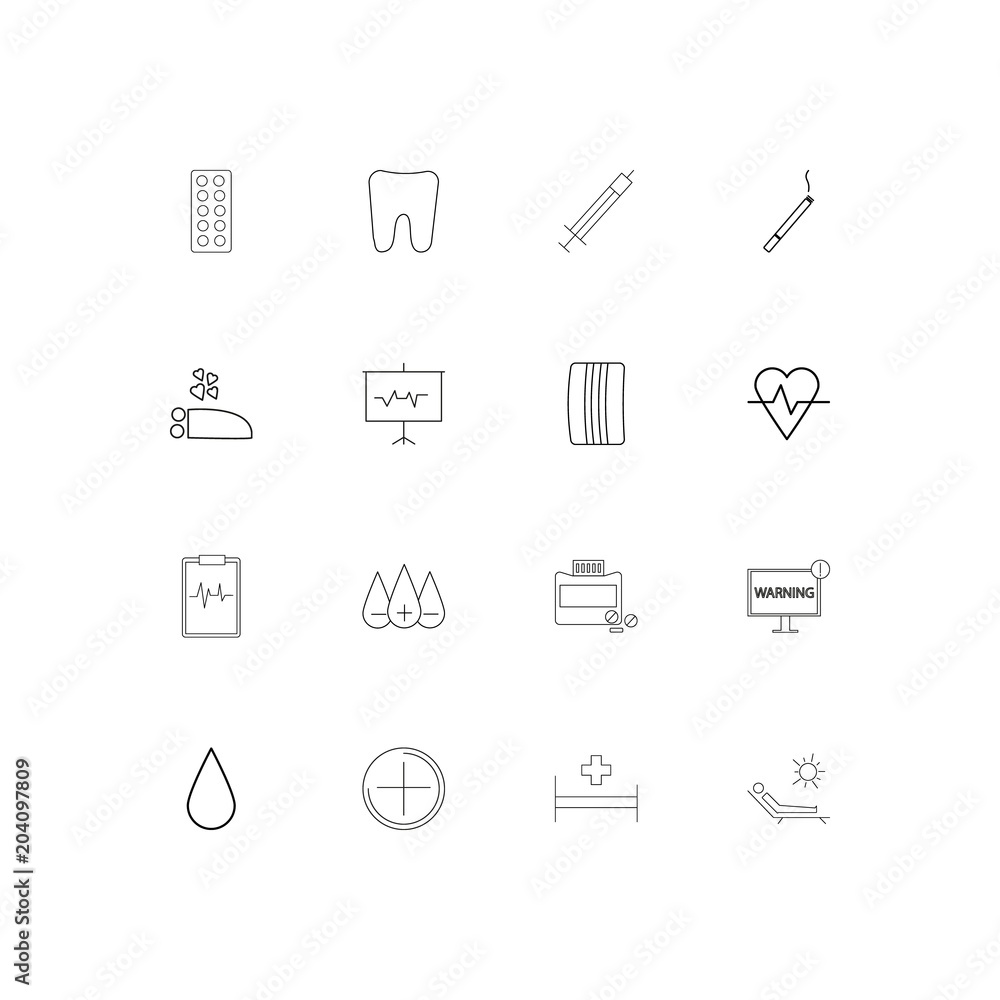 Healthcare And Medical linear thin icons set. Outlined simple vector icons Healthcare And Medical linear thin icons set. Outlined simple vector icons