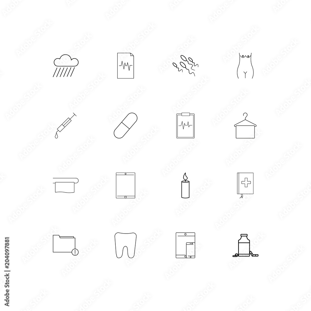 Healthcare And Medical linear thin icons set. Outlined simple vector icons Healthcare And Medical linear thin icons set. Outlined simple vector icons