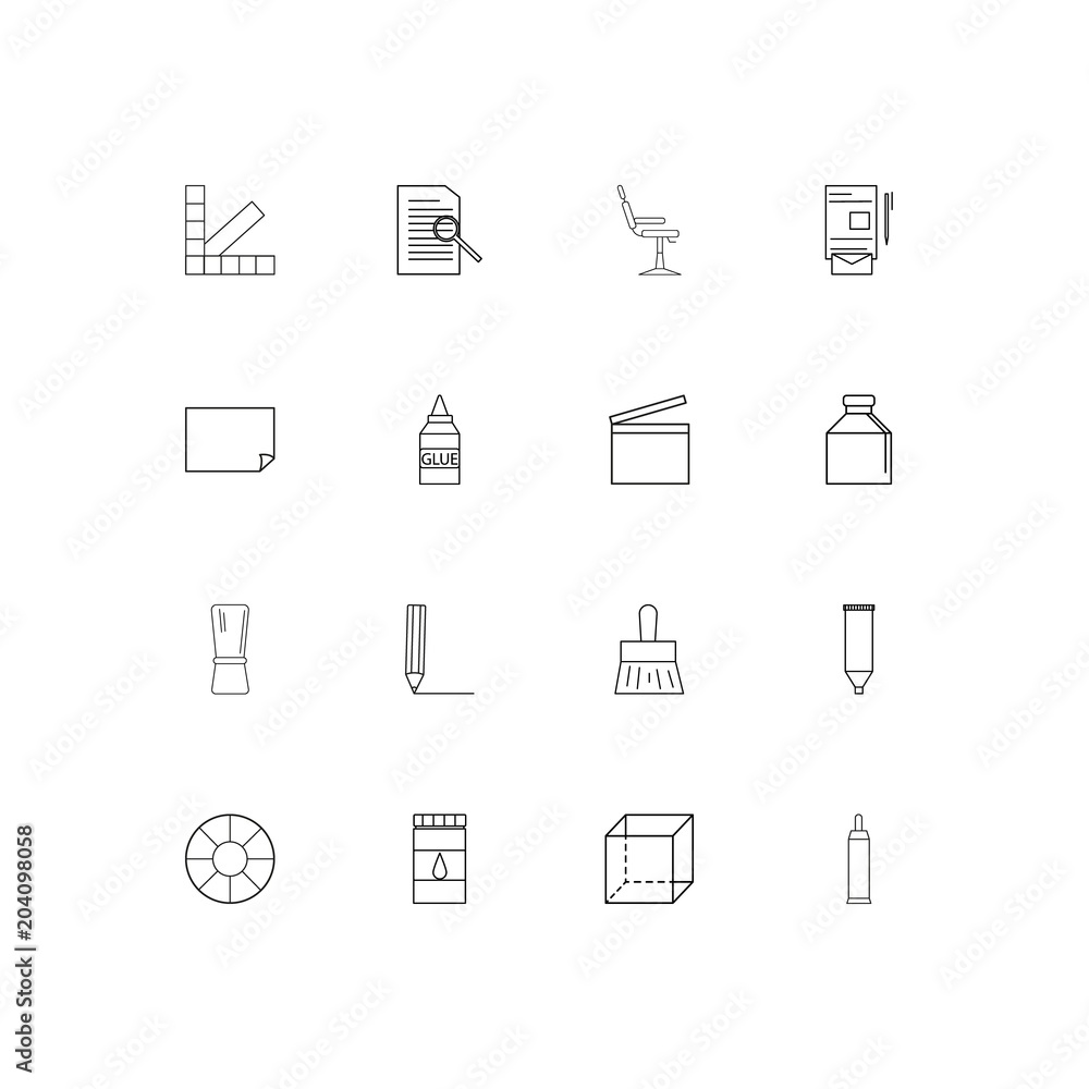 Creative Process And Design linear thin icons set. Outlined simple vector icons Creative Process And Design linear thin icons set. Outlined simple vector icons