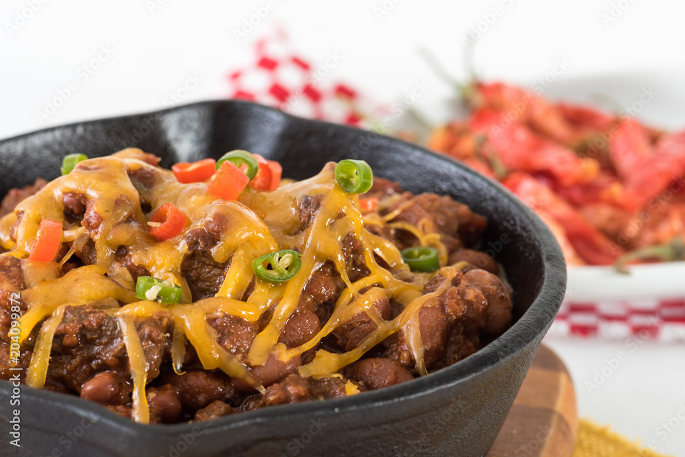 Beef and bean chili Beef and bean chili