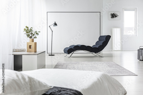 Open space with chaise lounge Fototapeta