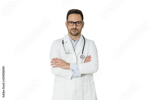 Portrait of male doctor