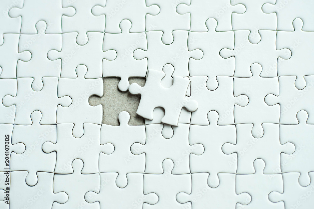 white jigsaw puzzle last missing white jigsaw puzzle last missing