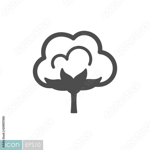 Cotton flat icon