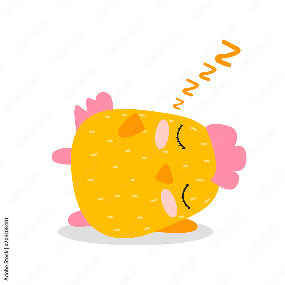 Cute. Yellow chicken. Scandinavian style. For your design. Cute. Yellow chicken. Scandinavian style. For your design.
