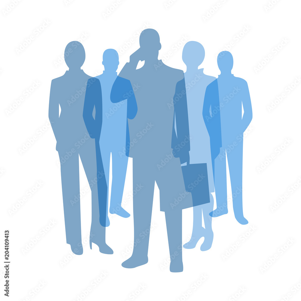 Business people transparent symbol, vector Business people transparent symbol, vector