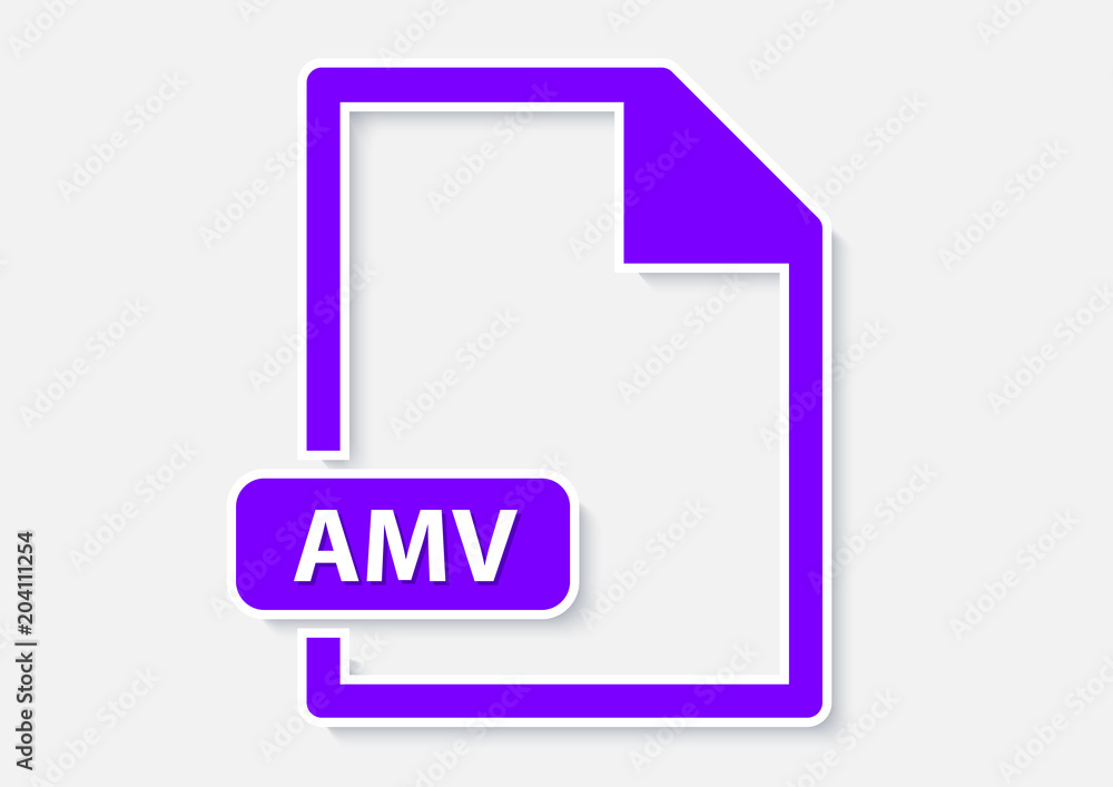 amv video files Stock Vector Adobe Stock