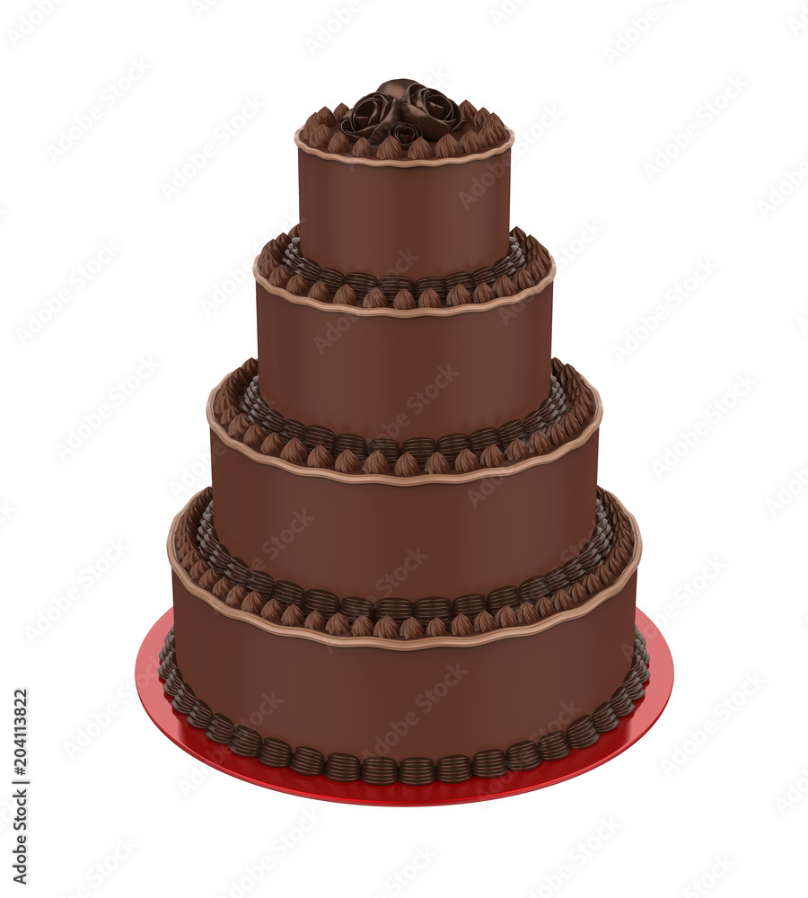 Tiered Cakes Isolated Tiered Cakes Isolated