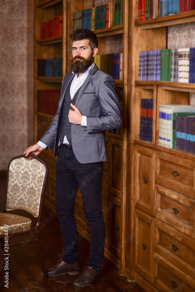 Fototapeta premium Elegant man in a suit