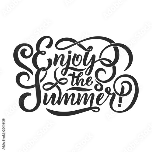 Vector hand drawn lettering...