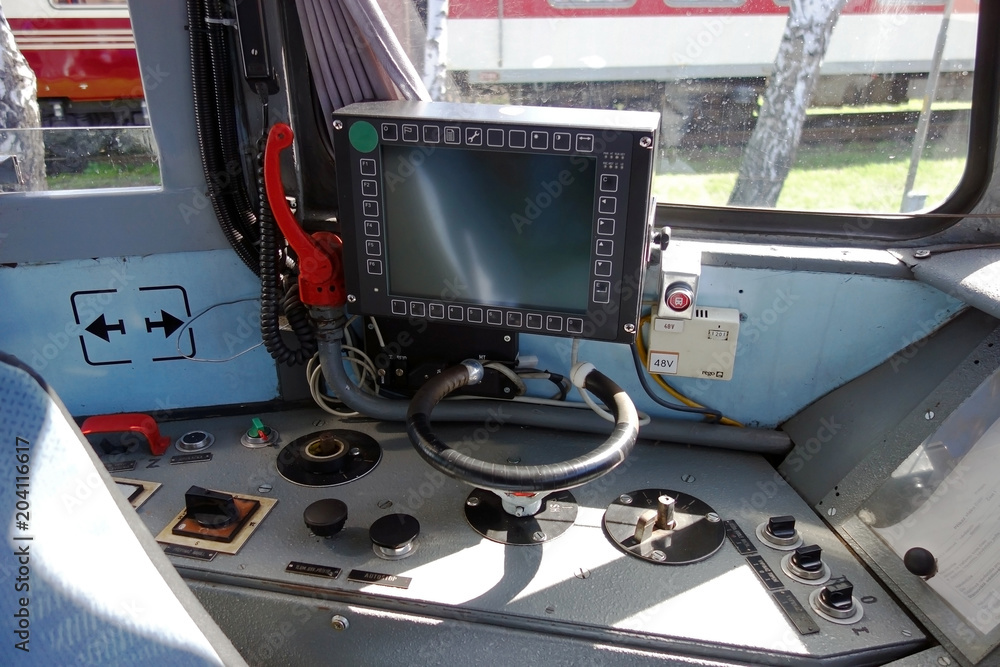 control panel, cockpit Stock Photo Adobe Stock