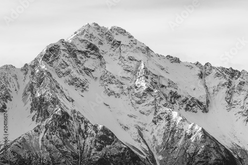 Closeup of Pioneer Peak south of Palmer © latitude59