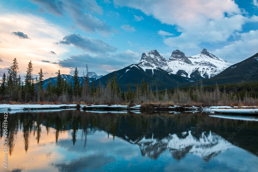 Three Sisters, Canmore Alberta 